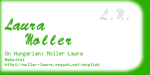 laura moller business card